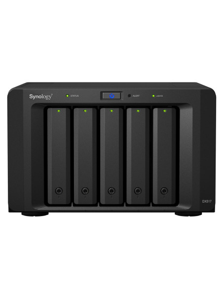 Synology DX517 unidad de disco multiple 0 TB Escritorio Negro