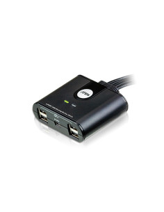 ATEN Switch de periféricos USB 2.0 de 4 x 4 puertos