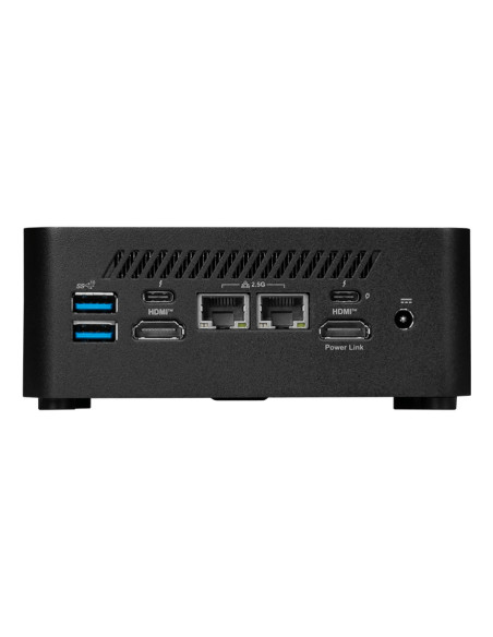 MSI Cubi NUC AI 1UMG-035ES Intel Core Ultra 7 155H 16 GB DDR5-SDRAM 1 TB SSD Windows 11 Pro Mini PC Negro