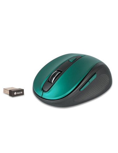NGS Evo Mute ratón Oficina mano derecha RF inalámbrico Óptico 1600 DPI