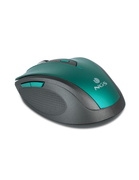 NGS Evo Mute ratón Oficina mano derecha RF inalámbrico Óptico 1600 DPI