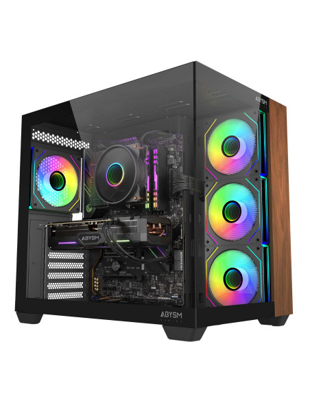 ABYSM Caja ATX Danube Sava Nature 285B Black