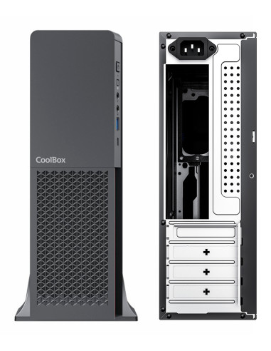 CoolBox CAJA MATX SLIM T313 USB-C 3.2 GEN1 FTE. BASIC 500GR-S SFX 500W