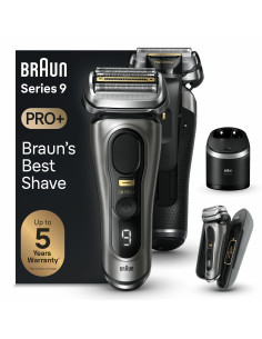 Braun Series 9 Pro+ 9575cc Wet & Dry Máquina de afeitar de láminas Recortadora Metálico 2