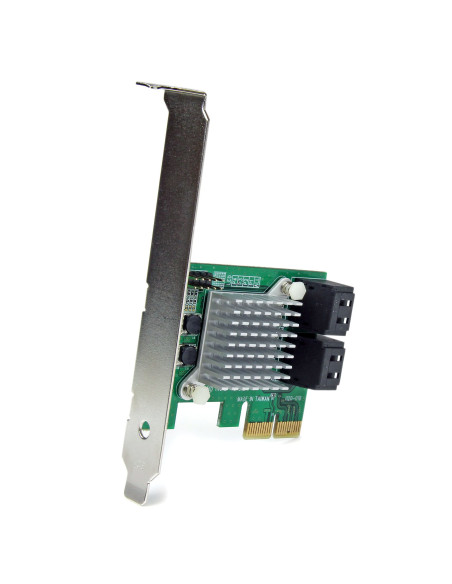 StarTech.com Tarjeta Controladora PCI Express 2.0 de 4 Puertos SATA III de 6Gbps RAID con Enlace HyperDuo para SSD - Adaptador