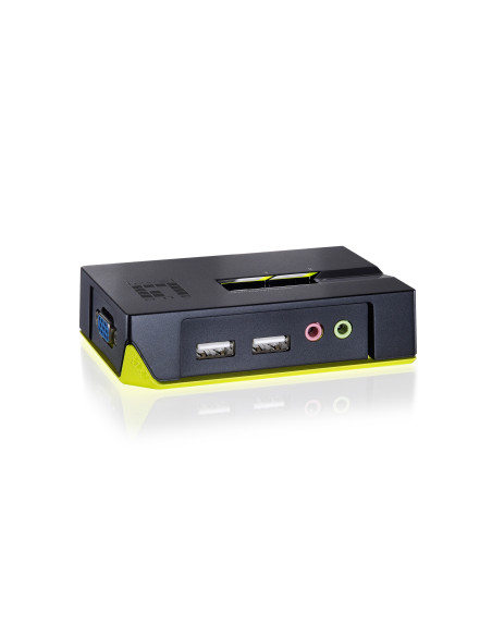 LevelOne Switch KVM de 2 puertos USB con audio