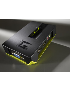 LevelOne Switch KVM de 2 puertos USB con audio 2