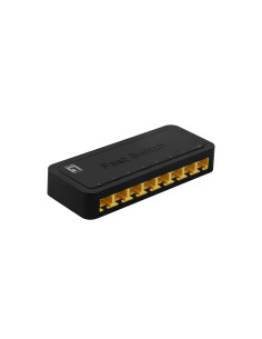 LevelOne FEU-0812 switch No administrado Fast Ethernet (10 100) Negro
