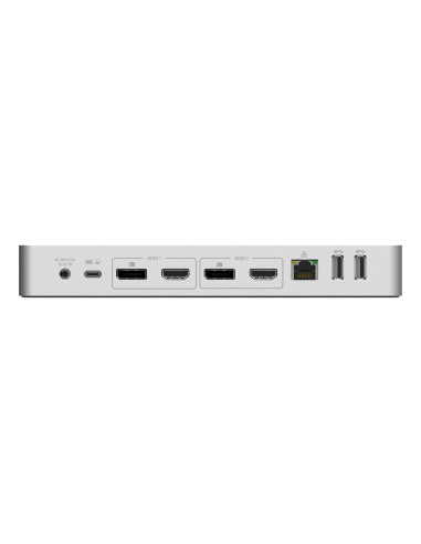 StarTech.com Docking Station Universal para Portátil - Replicador de Puertos Híbrido USB-C -A - 2x HDMI y DP 4K - PD 60W - Mac