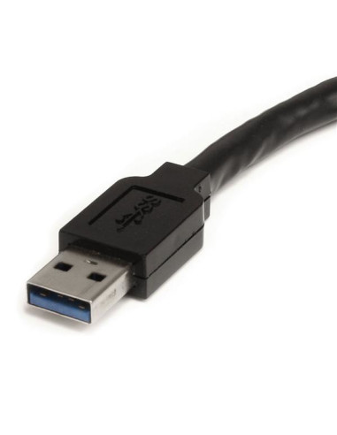 StarTech.com Cable Extensor Alargador USB 3.0 SuperSpeed Activo de 3m - USB A Macho a Hembra - Negro
