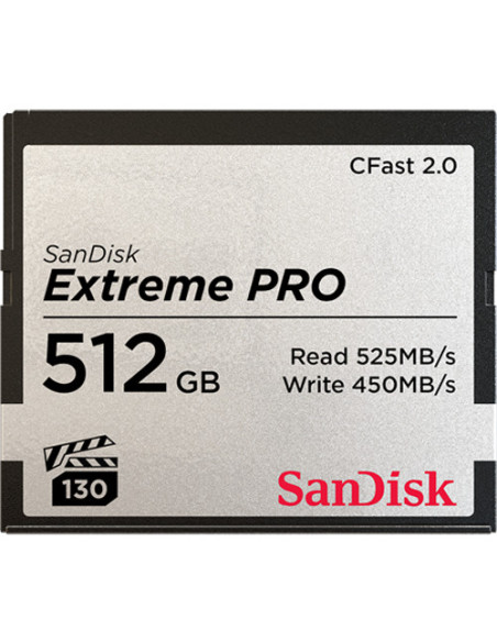 SanDisk Extreme Pro 512 GB CFast 2.0