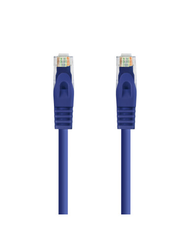 Nanocable Cable Red Latiguillo RJ45 LSZH CAT.6A UTP AWG24, Azul, 25 cm