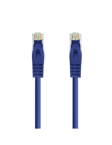 Nanocable Cable Red Latiguillo RJ45 LSZH CAT.6A UTP AWG24, Azul, 25 cm