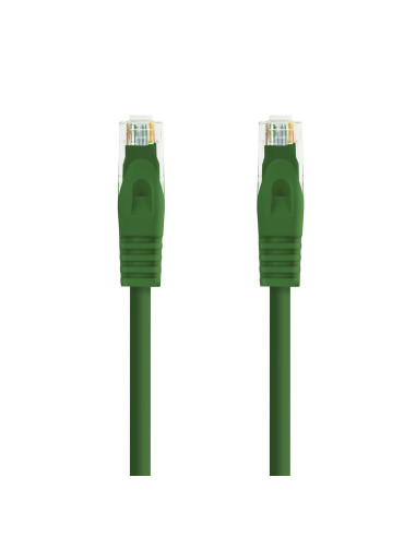 Nanocable Cable Red Latiguillo RJ45 LSZH CAT.6A UTP AWG24, Verde, 25 cm