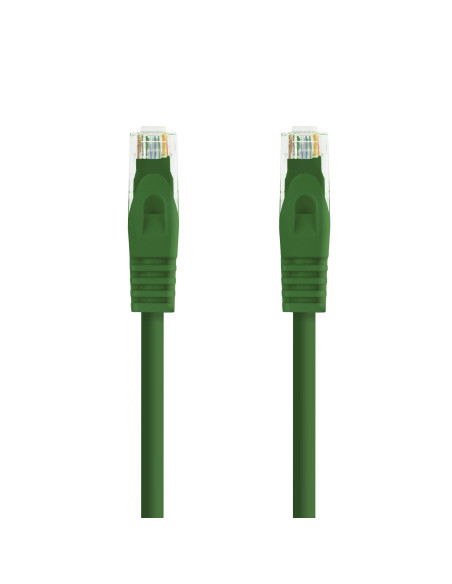 Nanocable Cable Red Latiguillo RJ45 LSZH CAT.6A UTP AWG24, Verde, 25 cm