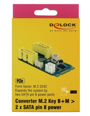 DeLOCK 63464 tarjeta y adaptador de interfaz Interno SATA