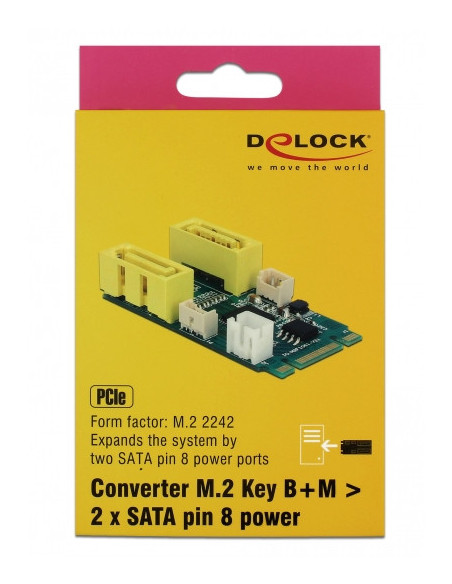 DeLOCK 63464 tarjeta y adaptador de interfaz Interno SATA