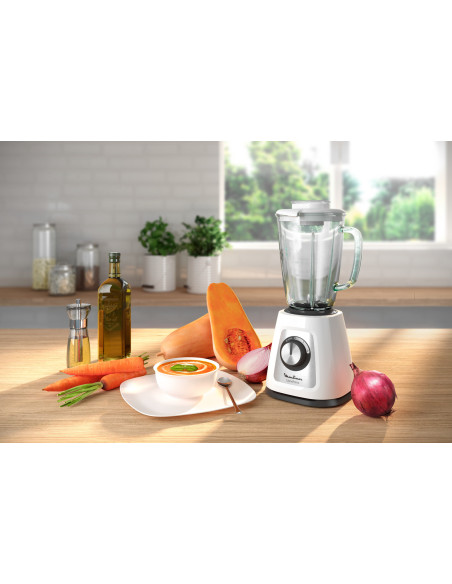 Moulinex LM430 1,75 L Batidora de vaso 800 W Blanco