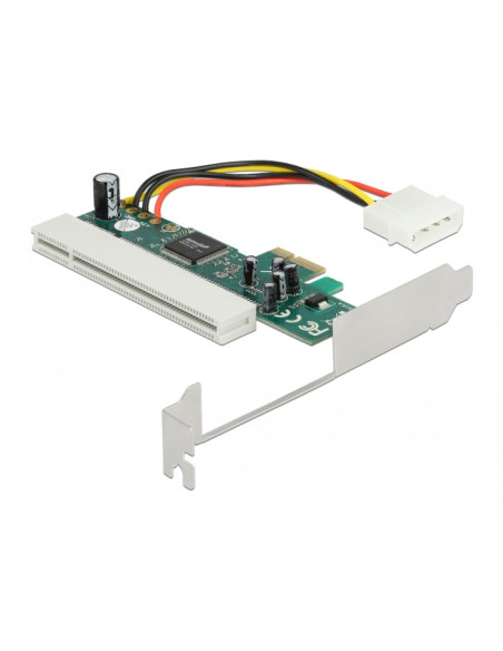 DeLOCK Tarjeta Elevadora PCI Express x1 a 1 x PCI 32 Bit 5 V ranura Asmedia