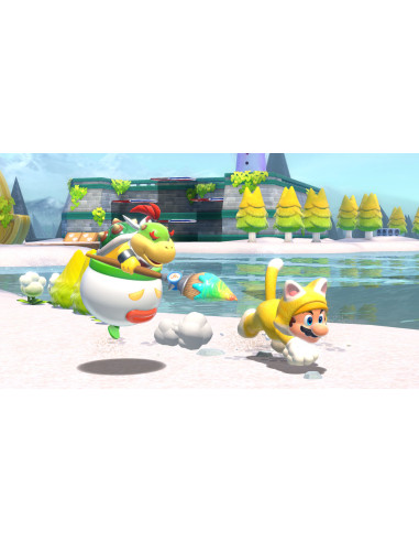 Nintendo Super Mario 3D World + Bowser’s Fury Estándar+Complemento Inglés, Español Nintendo Switch