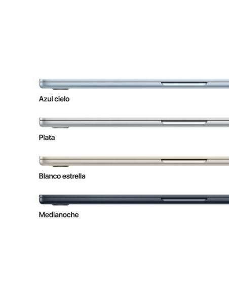 Apple MacBook Air 15" M5 chip 10‑core CPU 10‑core GPU, 24GB, 1TB SSD - Plata