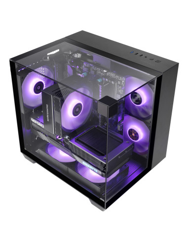 Mars Gaming MC-VISIONM Mini Tower Negro