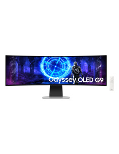 Samsung G95SD pantalla para PC 124,5 cm (49") 5120 x 1440 Pixeles Dual QHD OLED Plata