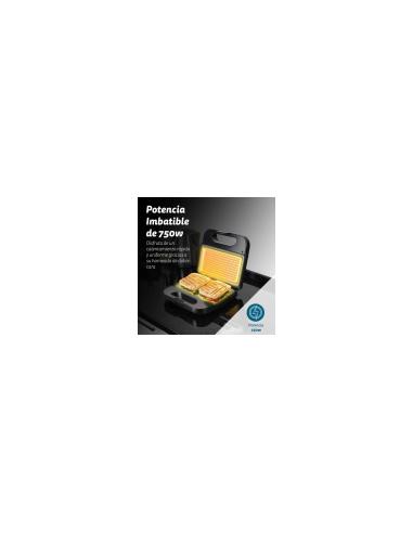 Grunkel SAN-GRILLNG sandwichera 750 W Acero inoxidable
