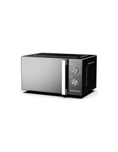 Grunkel MWG-20ESPEJO microondas Acero inoxidable, Negro Microondas con grill Encimera 20 L 700 W