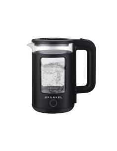 Grunkel HV-18CWPNG tetera eléctrica 1,8 L 1500 W Negro, Transparente