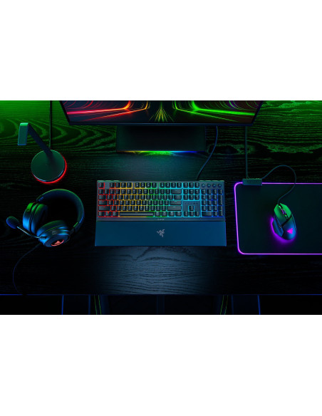 Razer Ornata V3 teclado Juego USB QWERTZ Alemán Negro