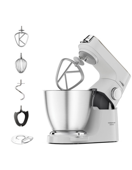Kenwood Titanium Chef Baker XL robot de cocina 1200 W 7 L Blanco Balanza integrada