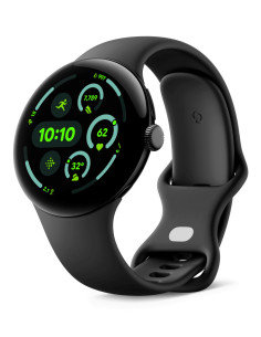 Google Pixel Watch 3 AMOLED 45 mm Digital Pantalla táctil Negro Wifi GPS (satélite) 2