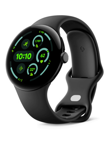 Google Pixel Watch 3 AMOLED 45 mm Digital Pantalla táctil Negro Wifi GPS (satélite)