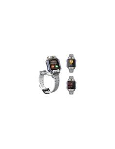 Imoo X10 Reloj Inteligente niño GPS Videollamada 4G 44mm Pantalla HD Gris IP68 SOS Control Parental