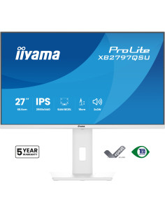 iiyama ProLite XB2797QSU-W1 pantalla para PC 68,6 cm (27") 2560 x 1440 Pixeles Quad HD LED Blanco 2