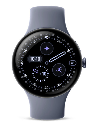 Google Pixel Watch 4 AMOLED 45 mm Digital Pantalla táctil Azul Wifi GPS (satélite)
