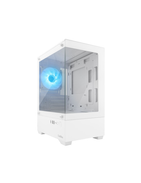CoolBox Gaming Caja MATX GM200 Vision Lite Blanca USB-C 3.2 Gen1 Sin Fte + 1 Vent. ARGB