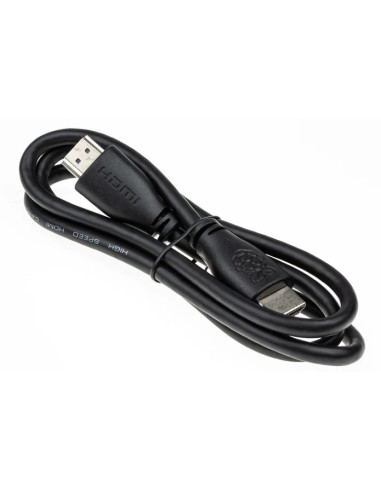 Raspberry Pi CPRP010-B cable HDMI 1 m HDMI tipo A (Estándar) Negro
