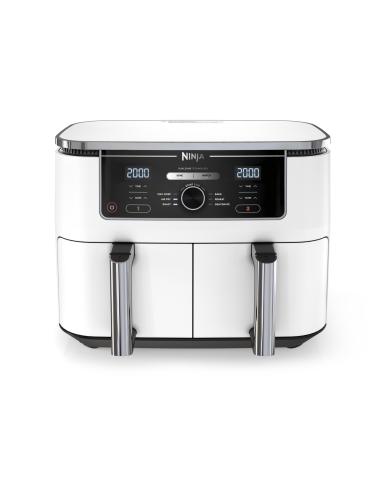 Ninja AF400EU Doble 9,5 L Independiente 2470 W Freidora de aire caliente Blanco