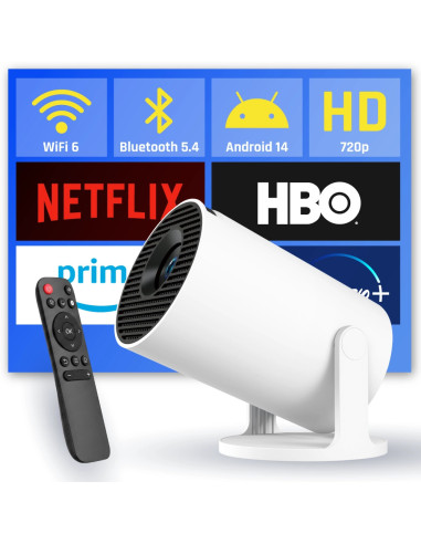 iggual Mini proyector MP720p HDMI WiFi BT Android