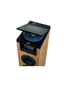 Thomson DS122CD sistema de audio para el hogar Torre de sonido para uso doméstico 10 W Negro, Madera 2