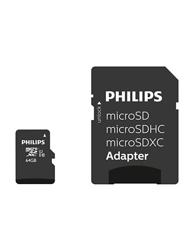 Philips FM64MP45B 00 memoria flash 64 GB MicroSDXC UHS-I Clase 10