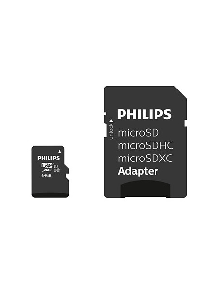 Philips FM64MP45B 00 memoria flash 64 GB MicroSDXC UHS-I Clase 10