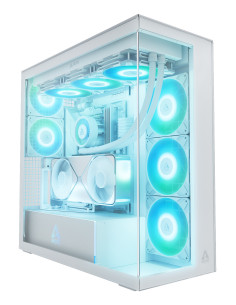 ARCTIC Xtender VG White (Clear Glass) Midi Tower Blanco