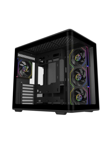 Cooler Master Elite 600 Torre Negro, Transparente
