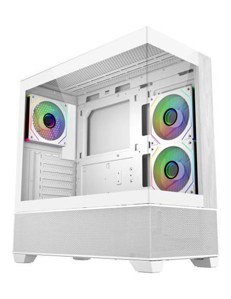 Cooler Master Elite 690 Wood Midi Tower Blanco