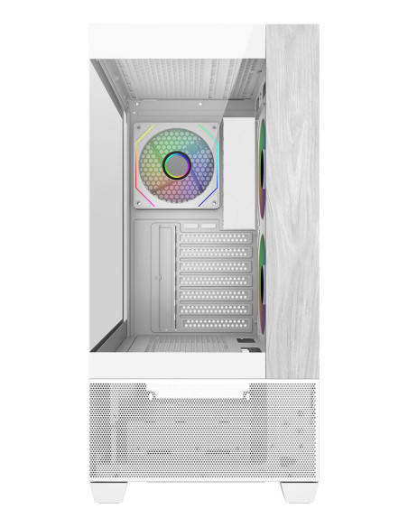 Cooler Master Elite 690 Wood Midi Tower Blanco