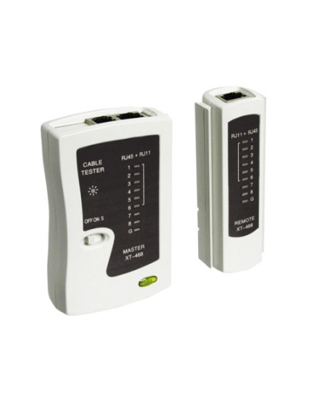 WP WPC-TST-001 comprobador de cables de red Blanco