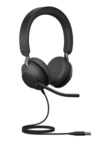Jabra Evolve2 40 SE Auriculares Alámbrico Diadema Llamadas Música USB Type-C   USB Type-A Negro